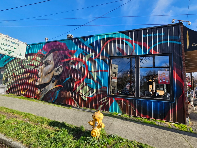 mural in Seattle by artist unknown.
