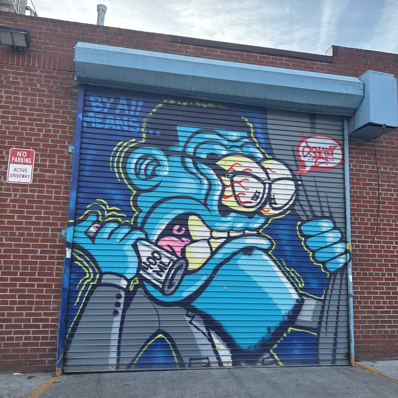mural in Queens by artist unknown.