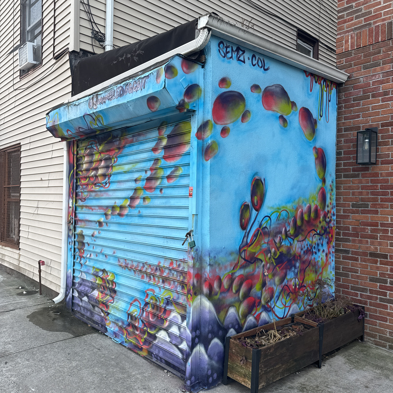 mural in Queens by artist unknown.