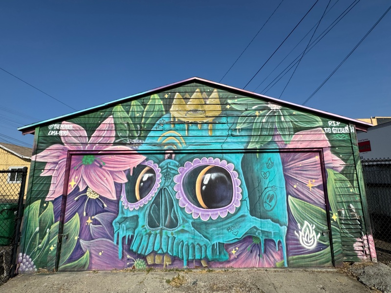 mural in San Diego by artist Themonks.