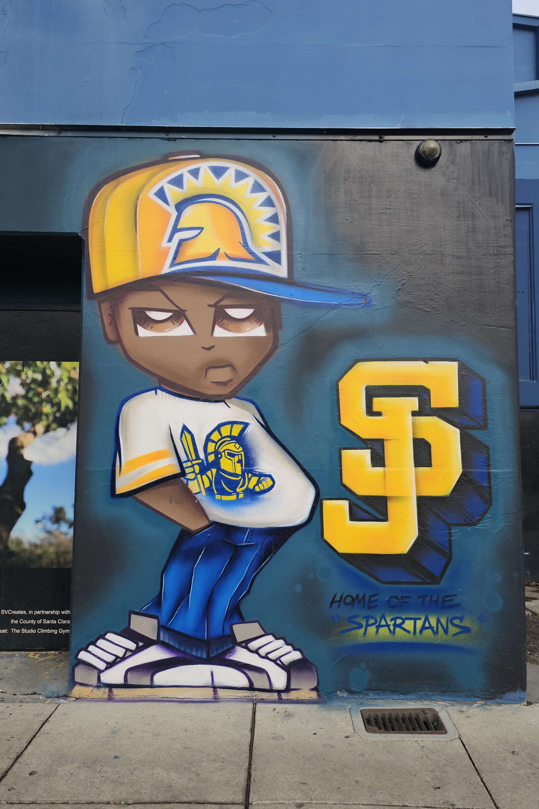 mural in San Jose by artist unknown.