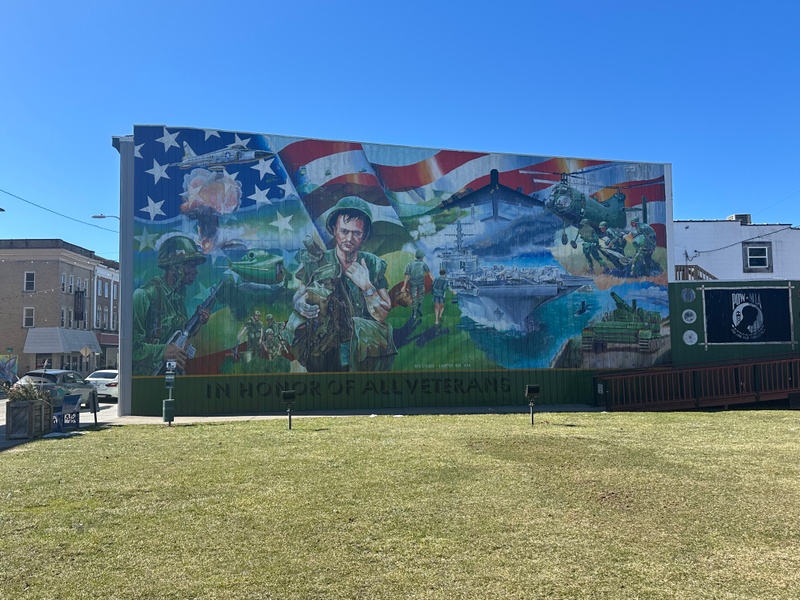 mural in Princeton by artist unknown.