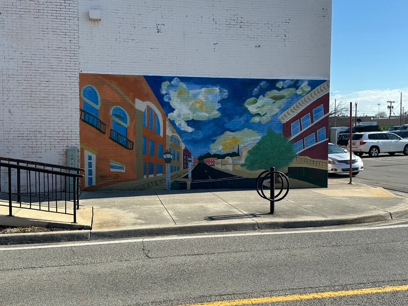mural in Morristown by artist unknown.
