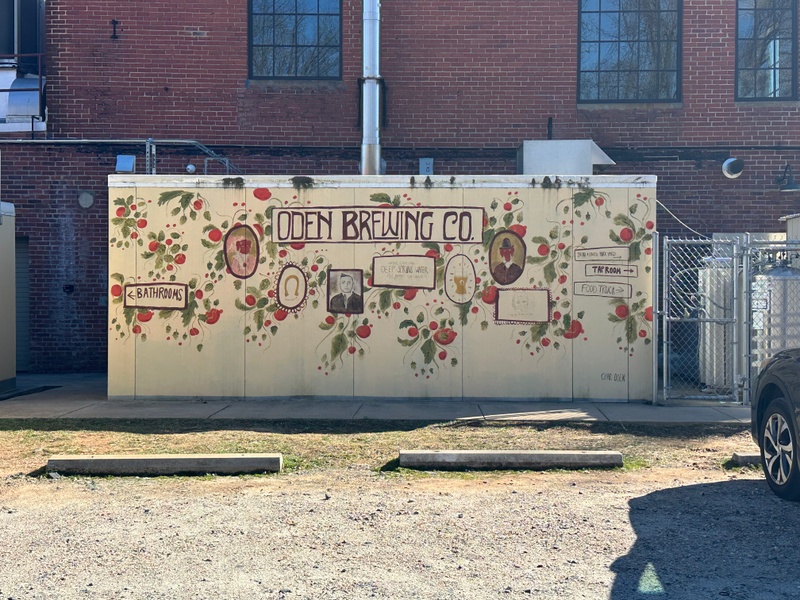 mural in Greensboro by artist unknown.