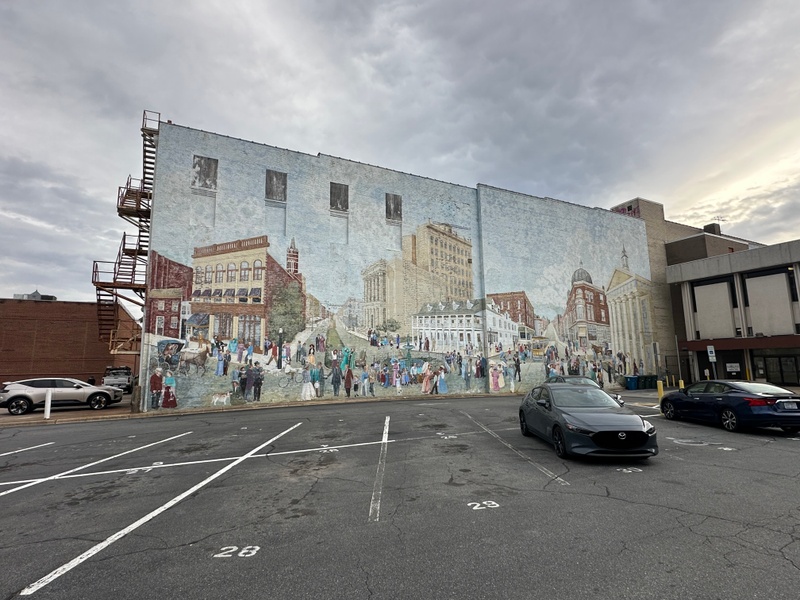 mural in Salisbury by artist unknown.
