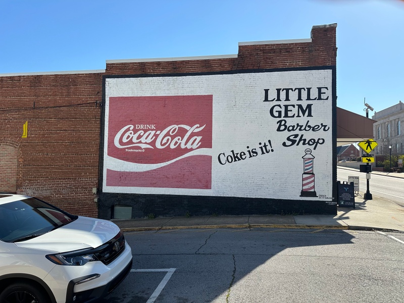 mural in Carrollton by artist unknown.
