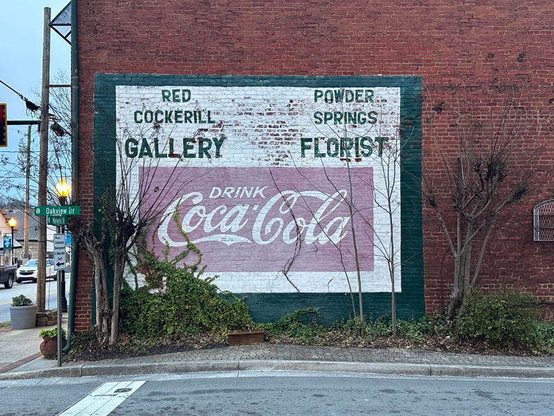 mural in Powder Springs by artist unknown.