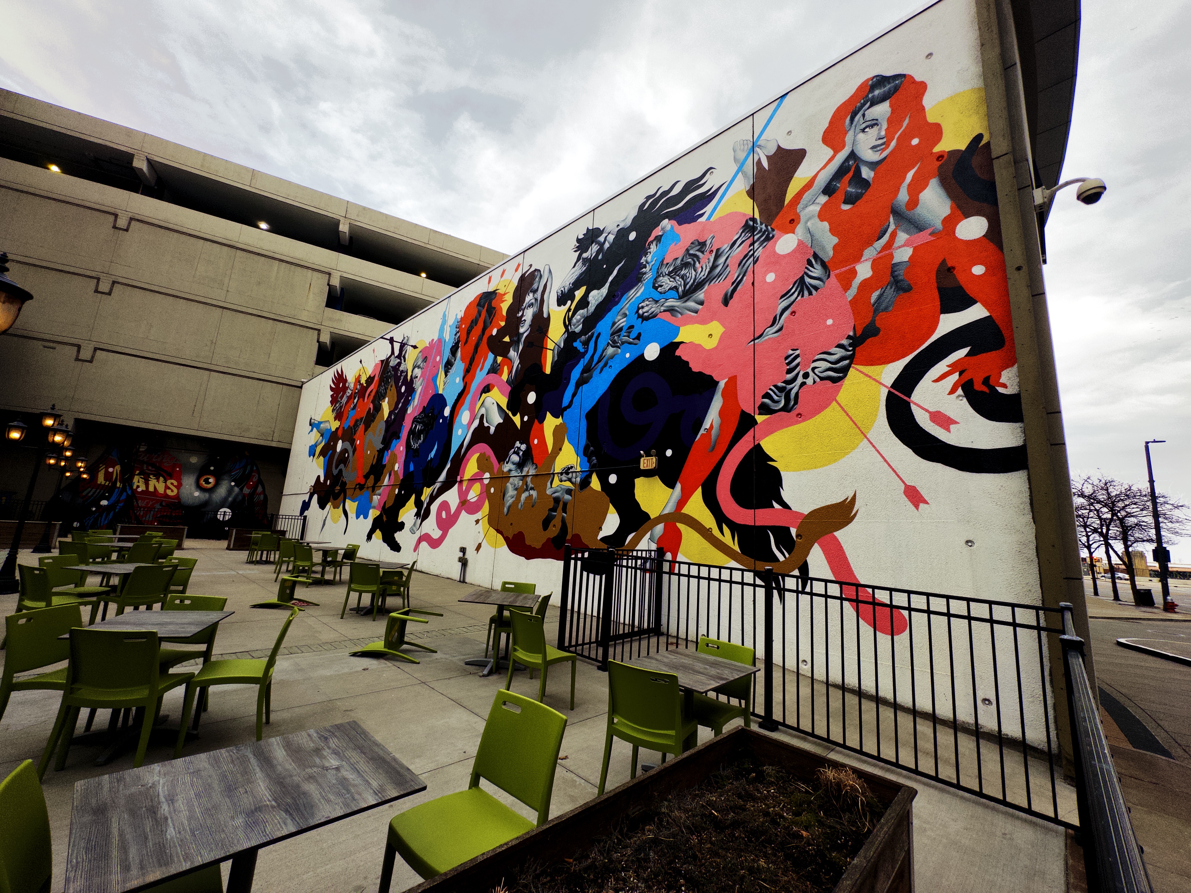 mural in Cleveland by artist Tristan Eaton.