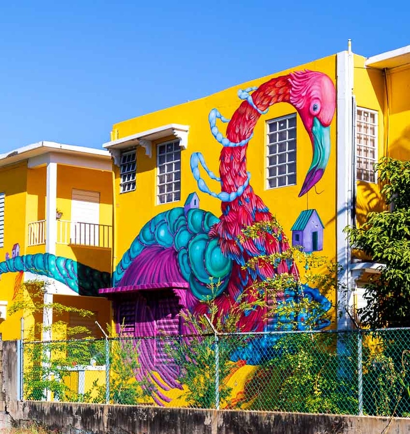 mural in San Juan by artist unknown.