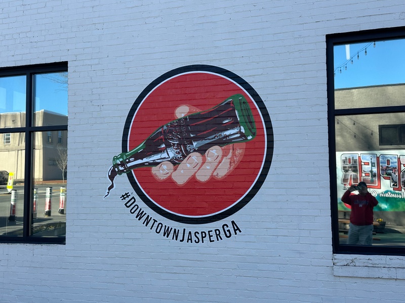 mural in Big Canoe by artist unknown.