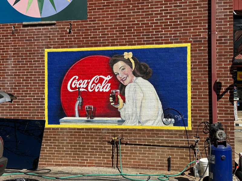 mural in Young Harris by artist unknown.