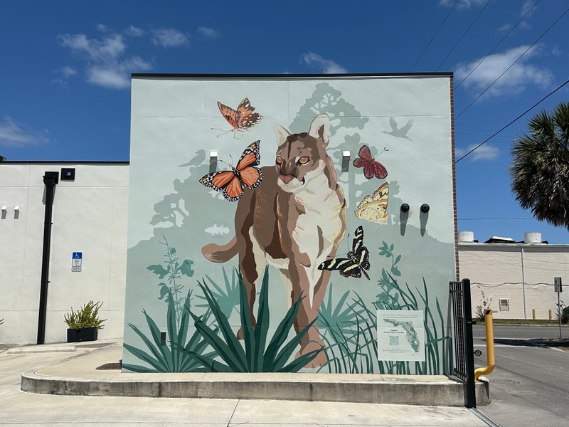 mural in Sanford by artist Deanna Derosia.