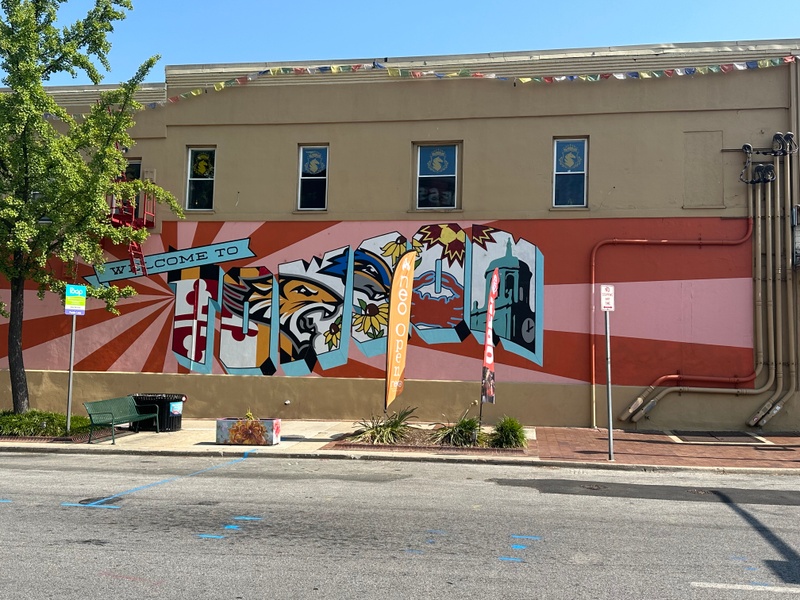 mural in Towson by artist unknown.