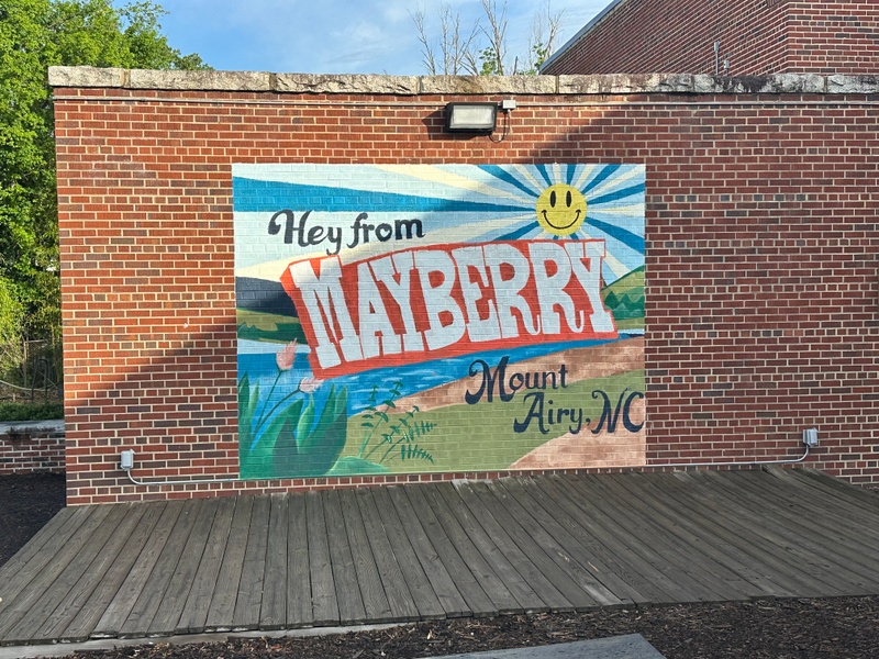 mural in Mount Airy by artist unknown.