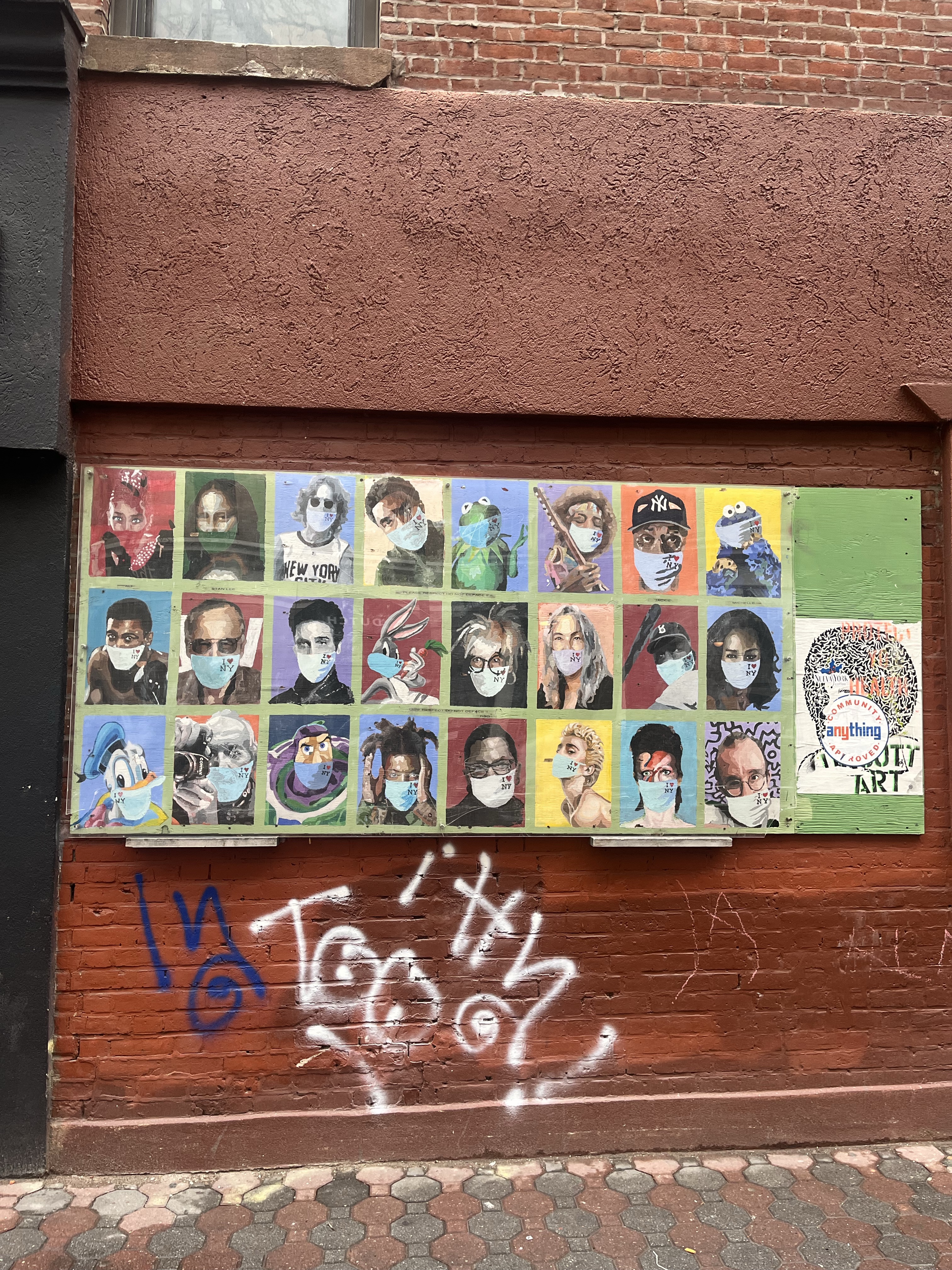 mural in New York by artist unknown.