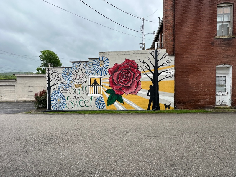 mural in Mount Vernon by artist unknown.