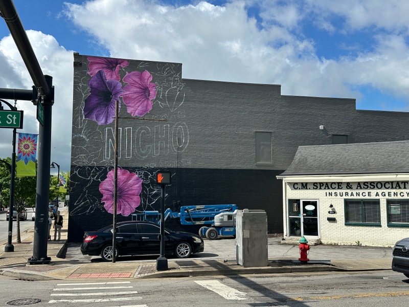 mural in Nicholasville by artist unknown.