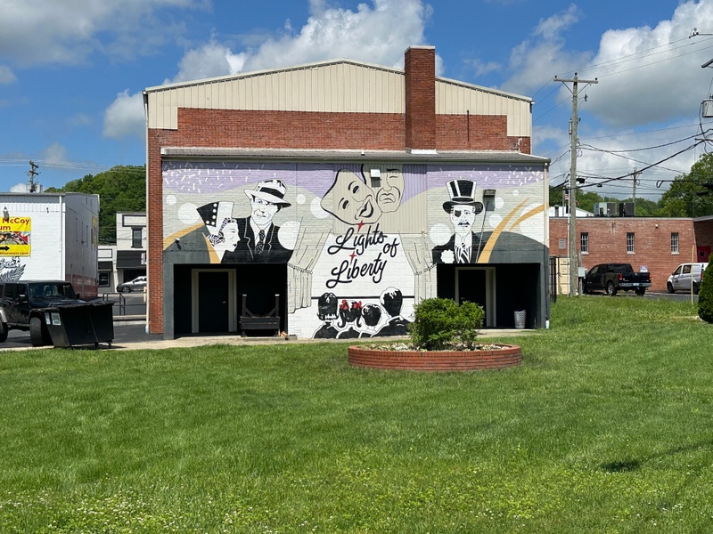 mural in Liberty by artist unknown.