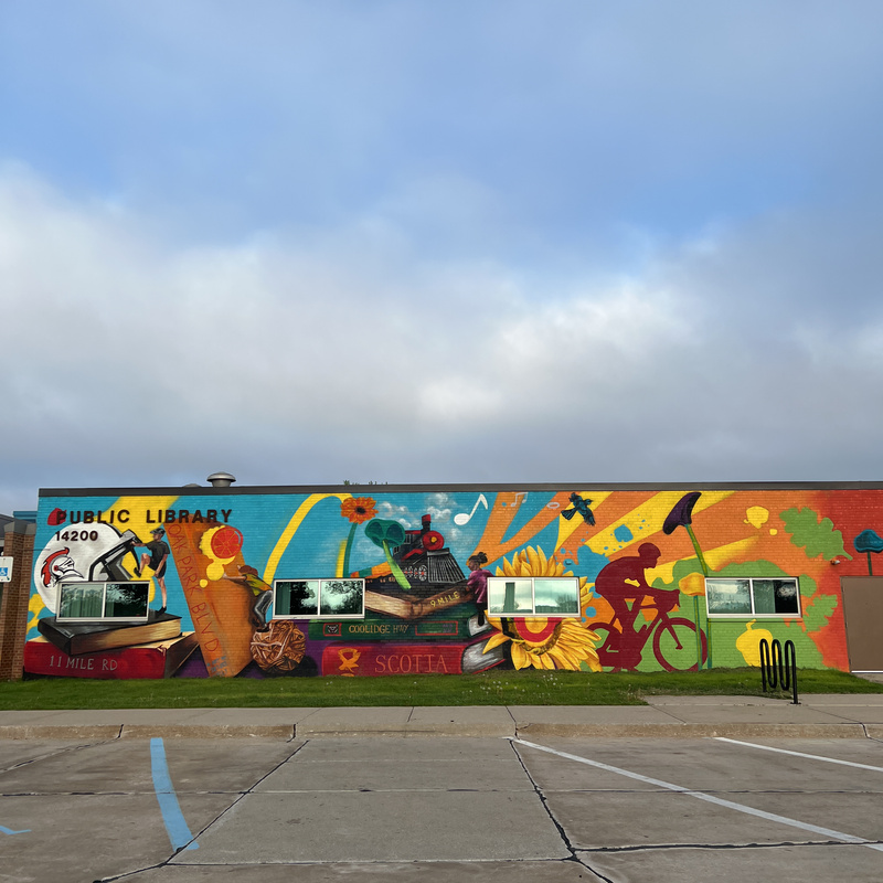 mural in Oak Park by artist Desiree Kelly.