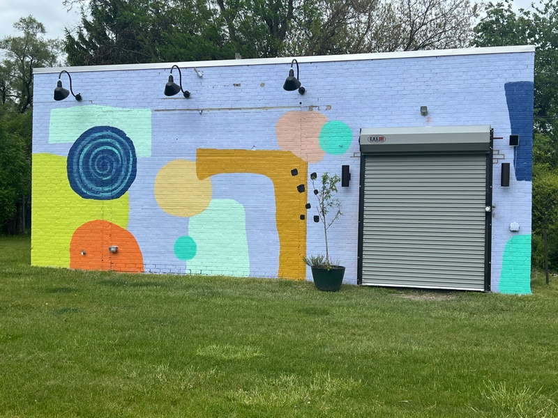 mural in Hamtramck by artist India Solomon.