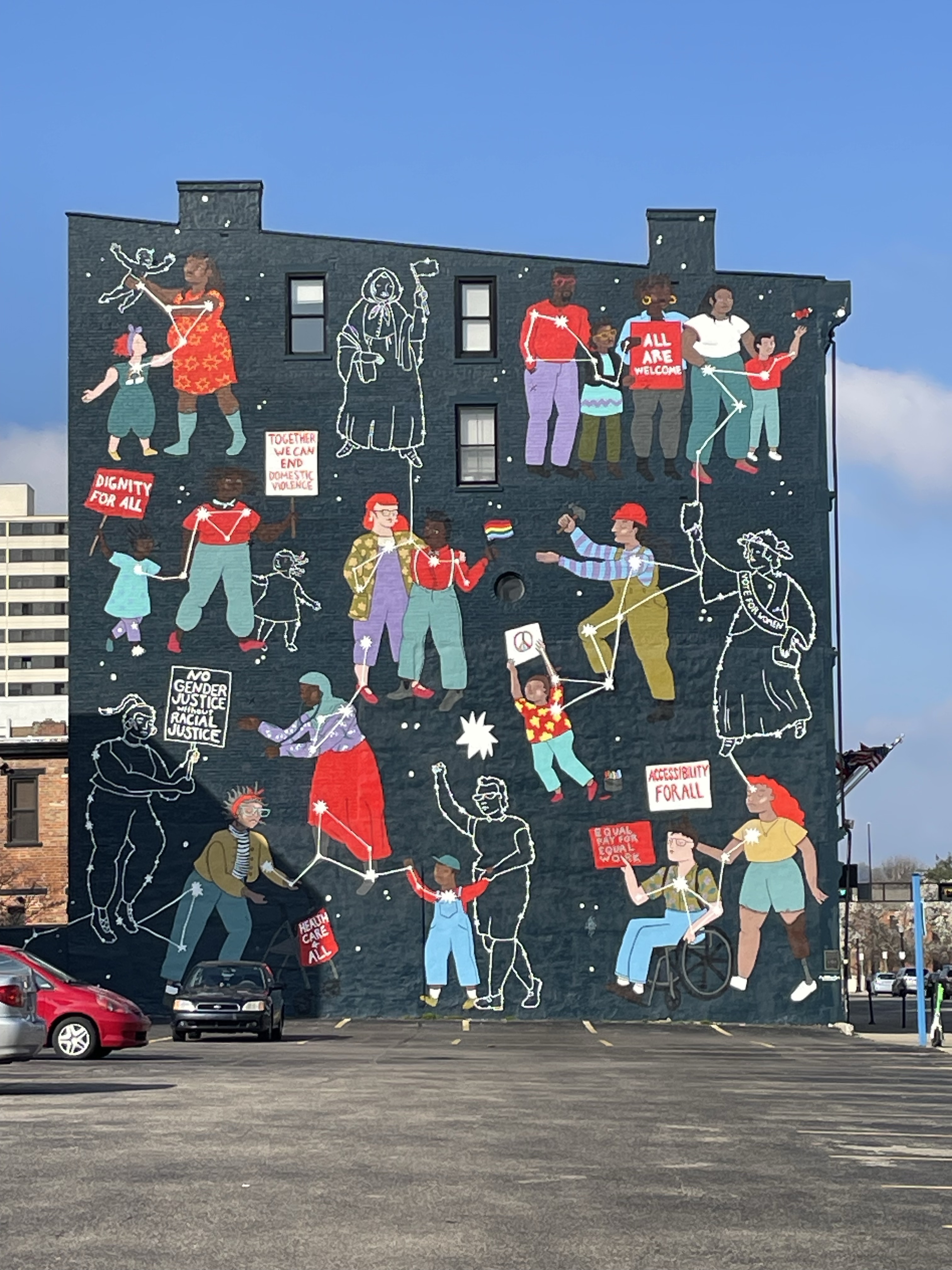mural in Cincinnati by artist unknown.