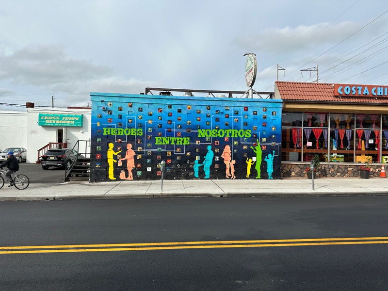 mural in New Brunswick by artist unknown.