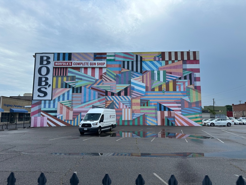 mural in Norfolk by artist unknown.