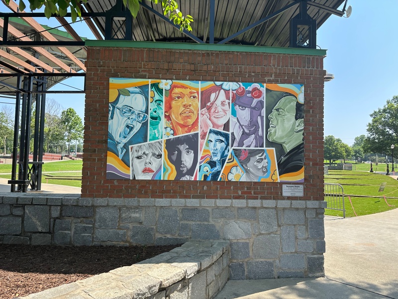mural in Suwanee by artist unknown.