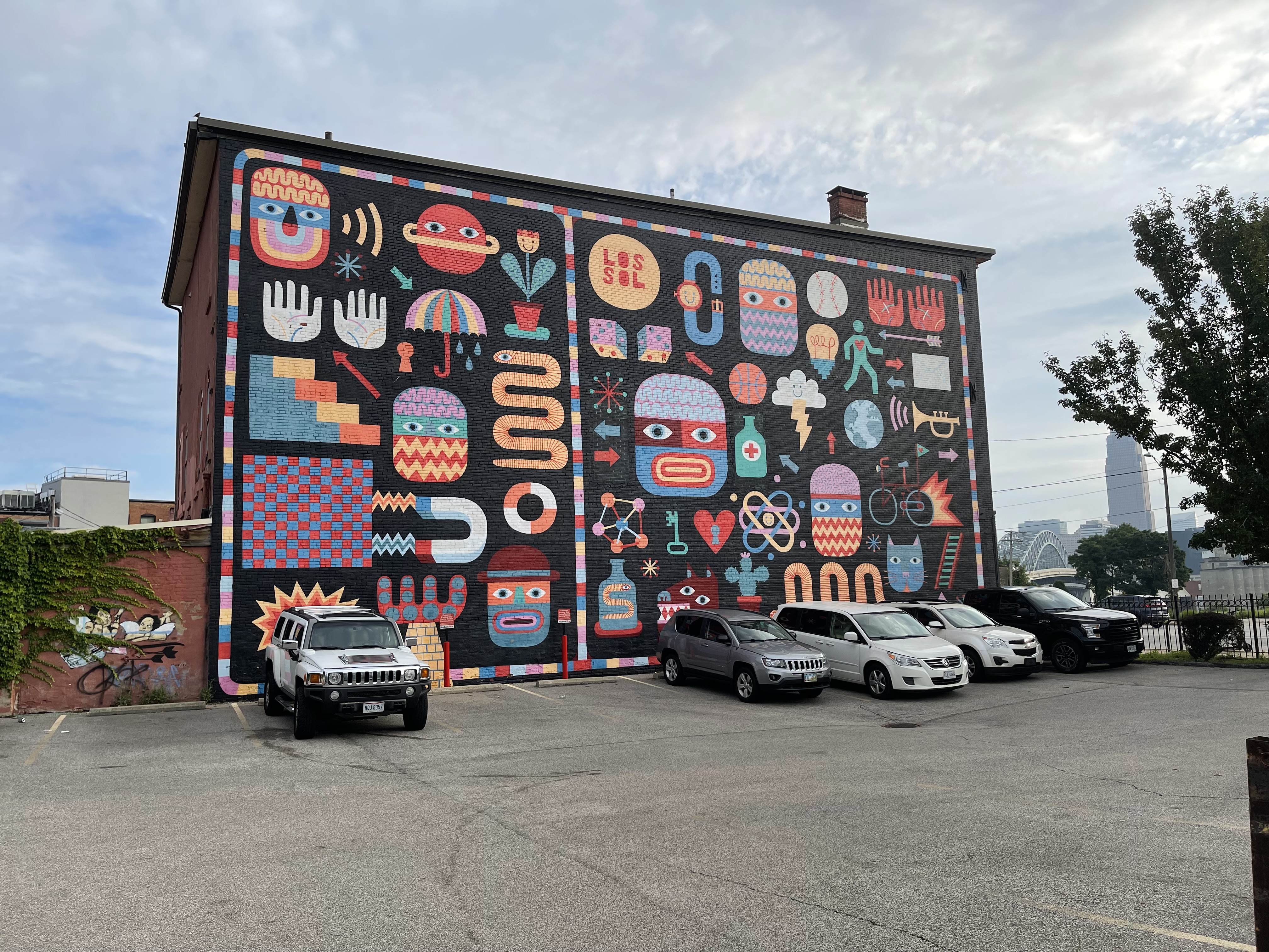 mural in Cleveland by artist David Shillinglaw.