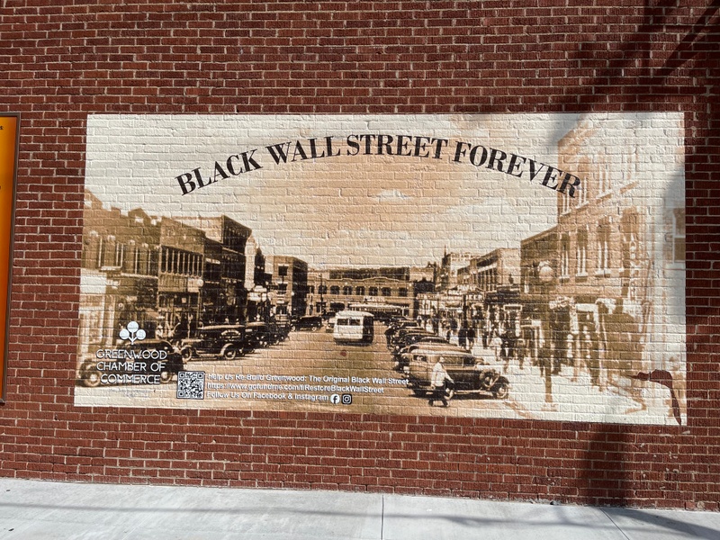 mural in Tulsa by artist unknown.