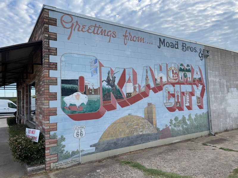 mural in Oklahoma City by artist unknown.