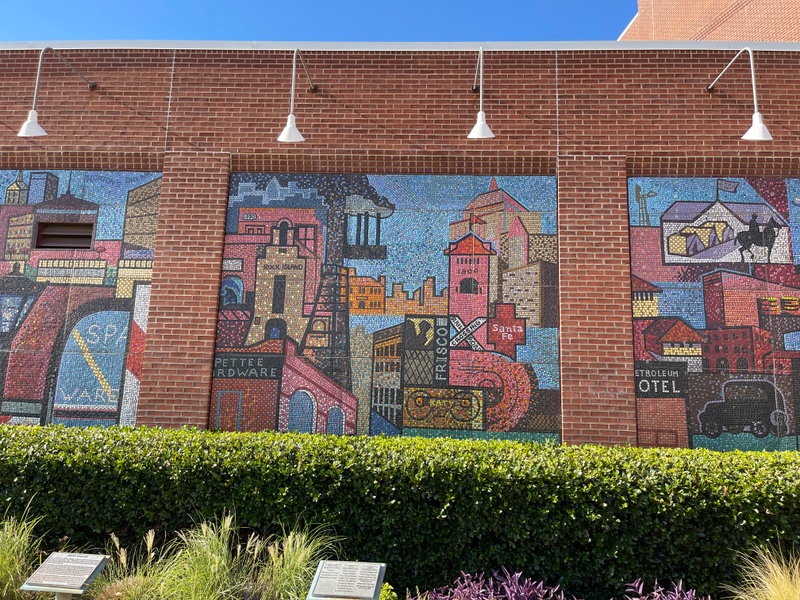 mural in Oklahoma City by artist unknown.