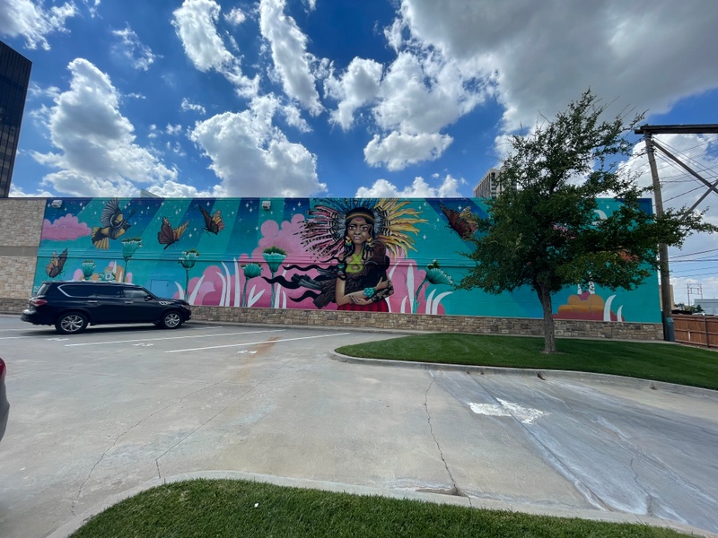 mural in Amarillo by artist unknown.