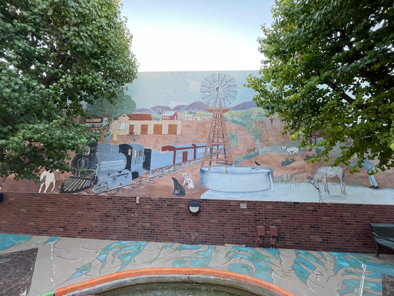 mural in Artesia by artist unknown.
