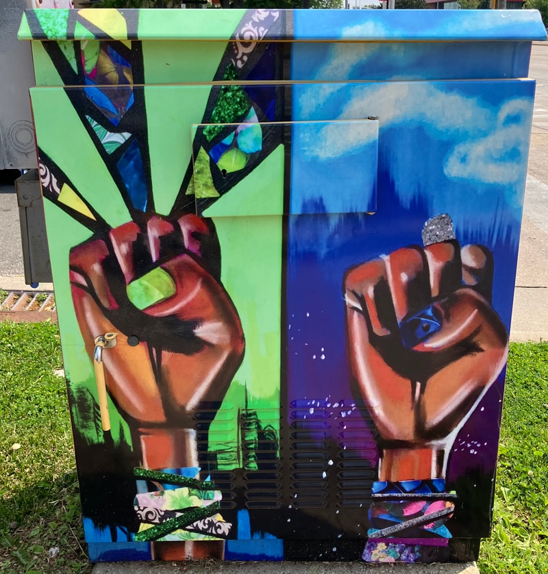 mural in Madison by artist unknown.