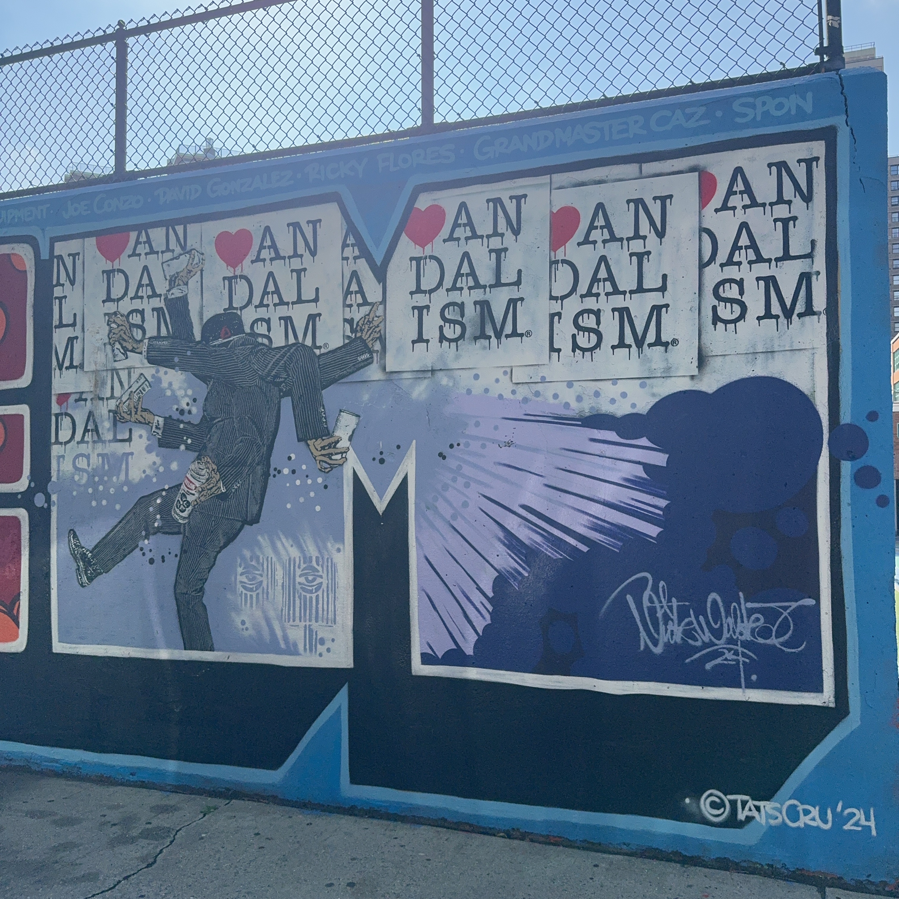 mural in New York by artist Tats Cru.