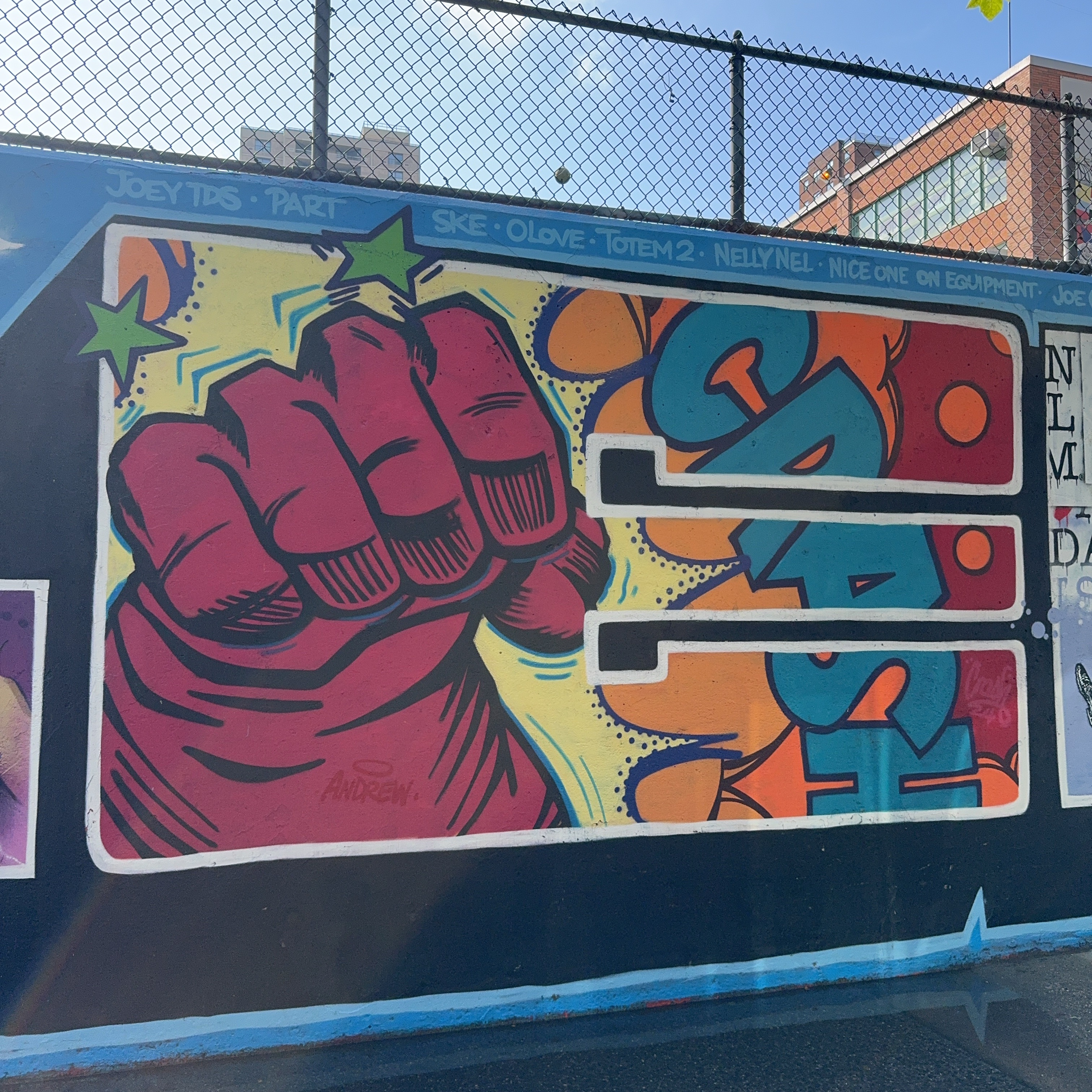 mural in New York by artist Tats Cru.