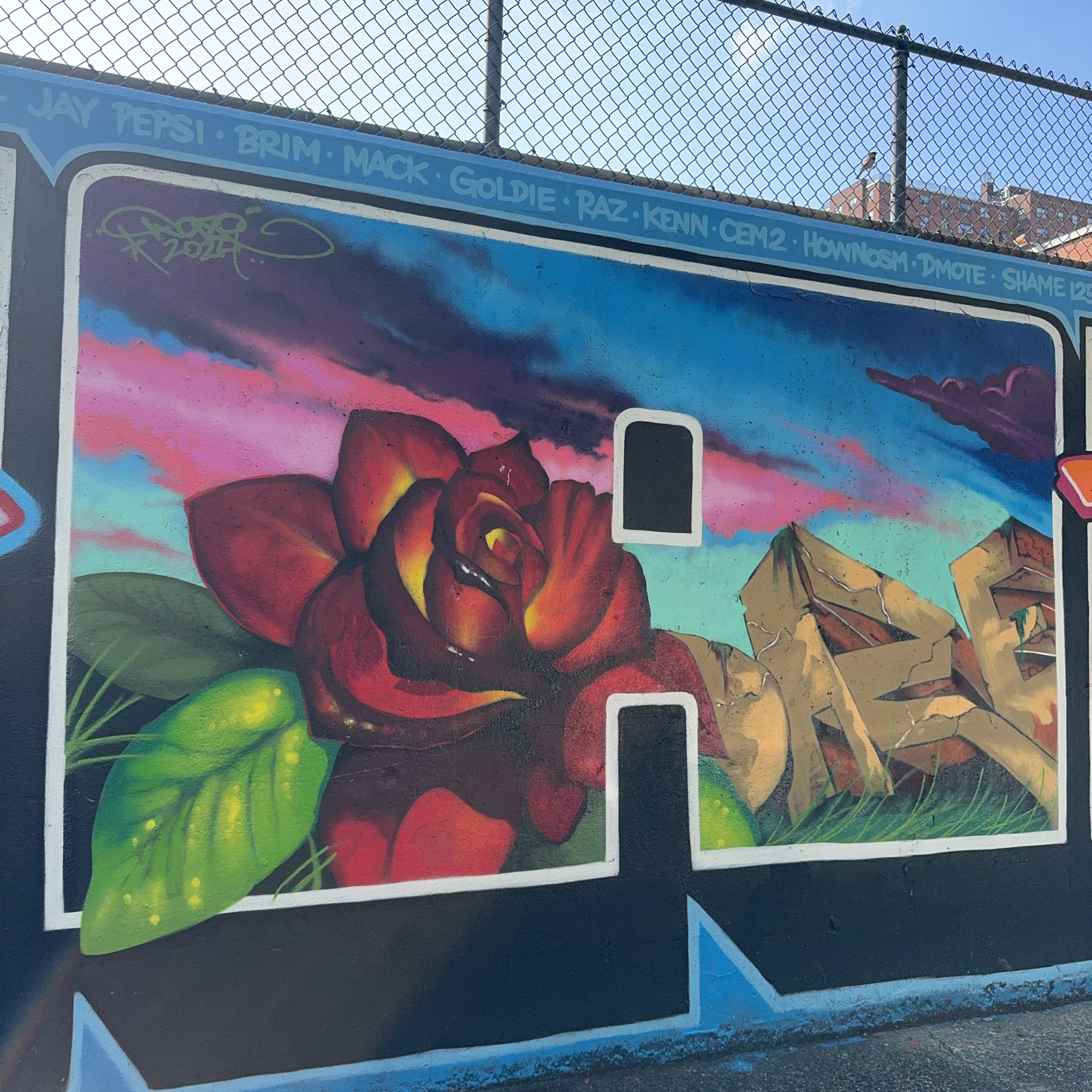 mural in New York by artist Tats Cru.