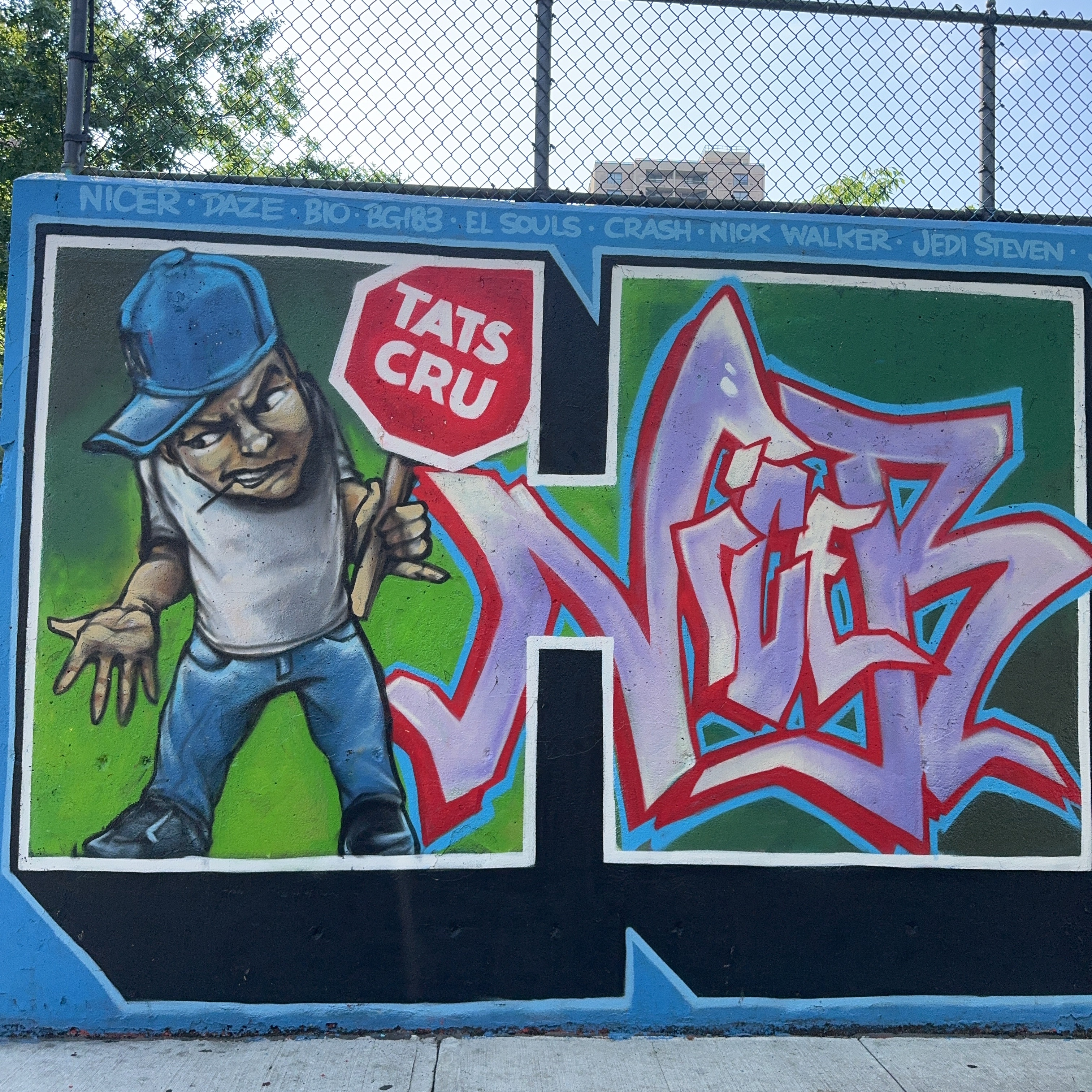 mural in New York by artist Tats Cru.