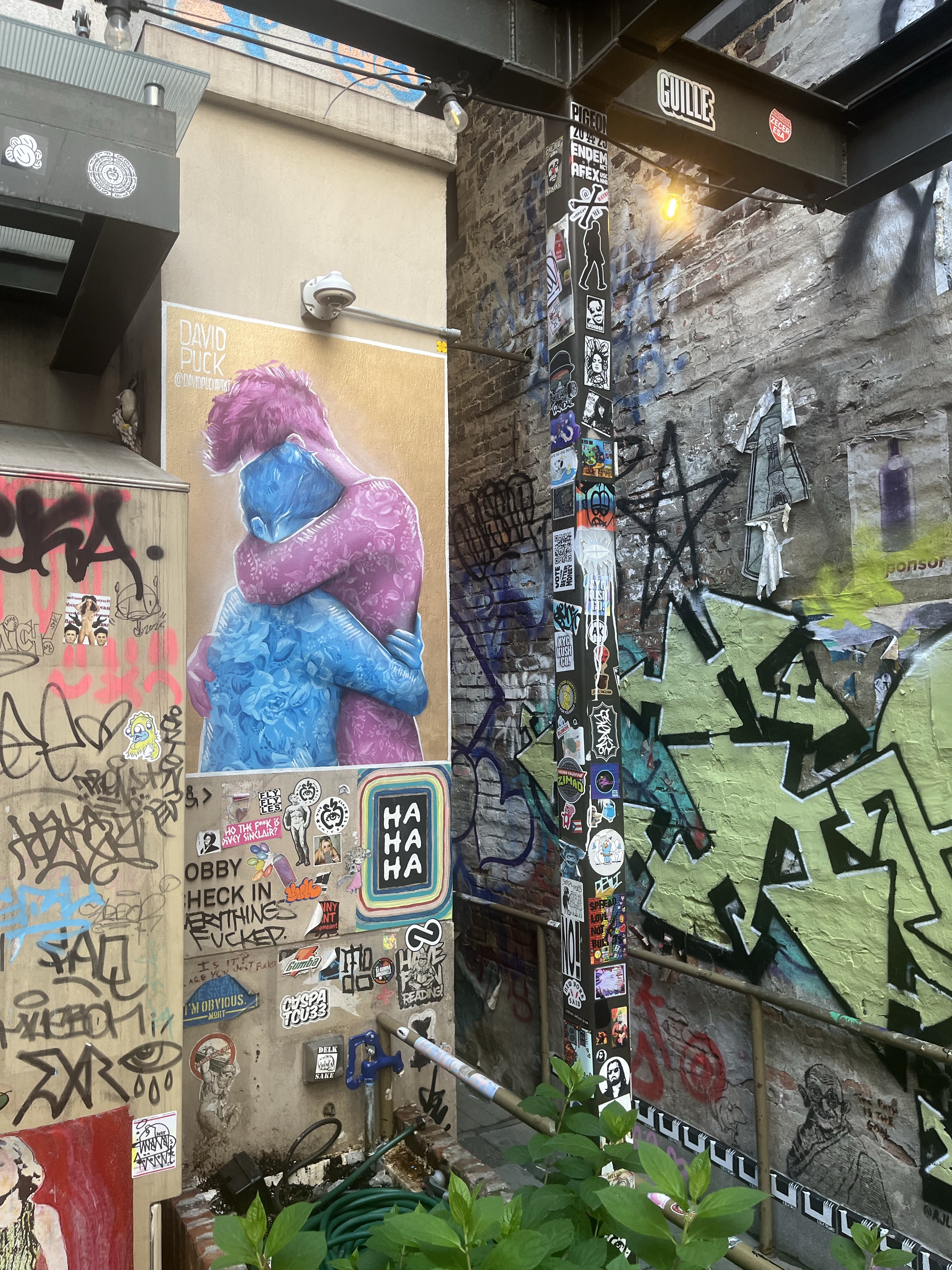 mural in New York by artist David Puck.