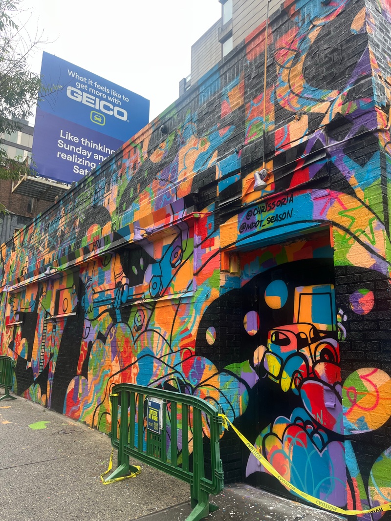 mural in New York by artist Misha Tyutyunik.