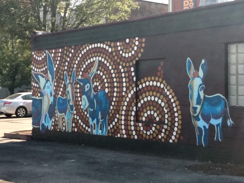 mural in Bowling Green by artist Gordon Ricketts.