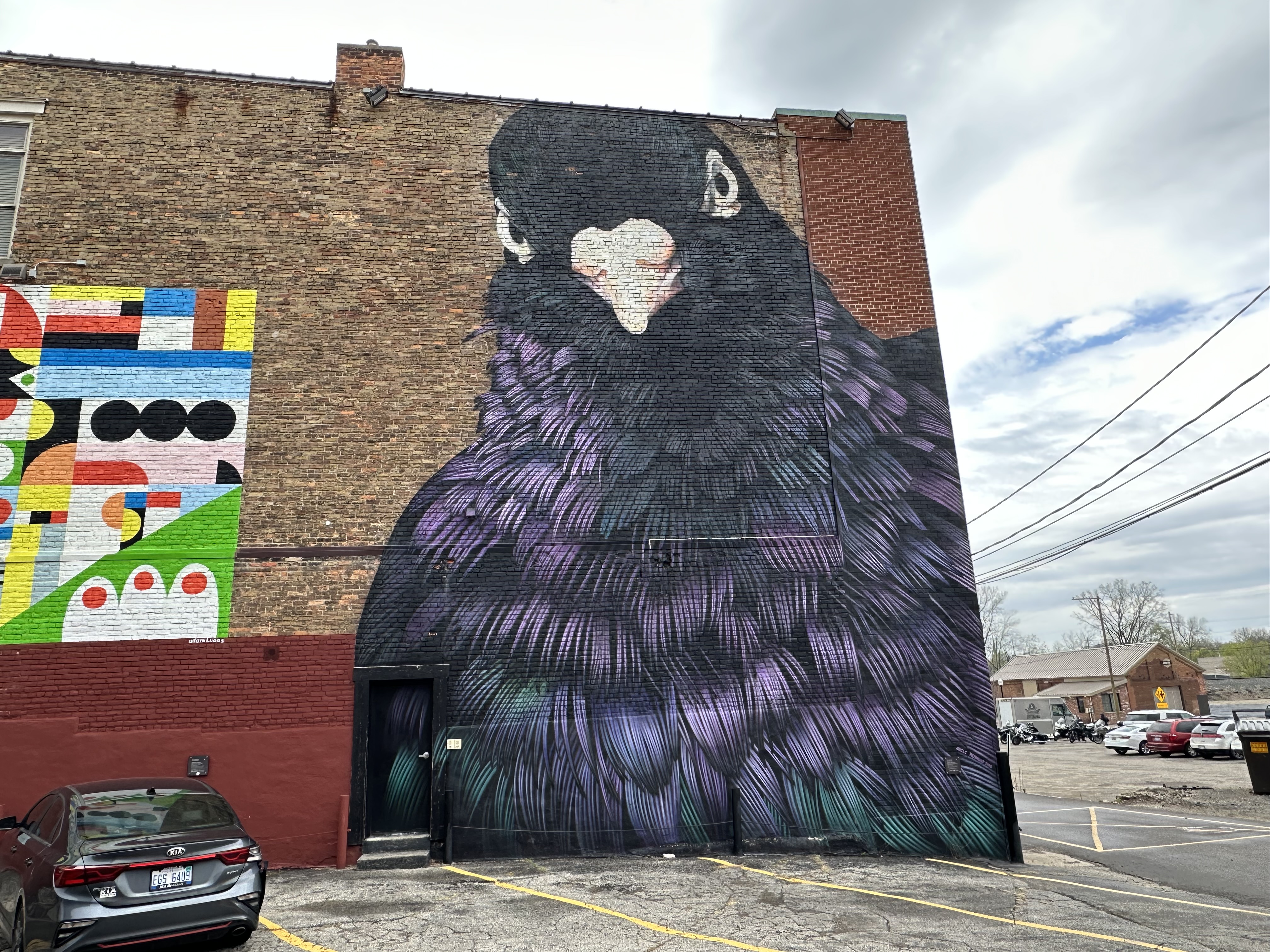 mural in Jackson by artist Adele Renault. Tagged: animals