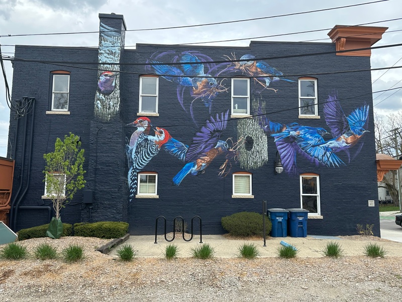 mural in Ann Arbor by artist unknown.