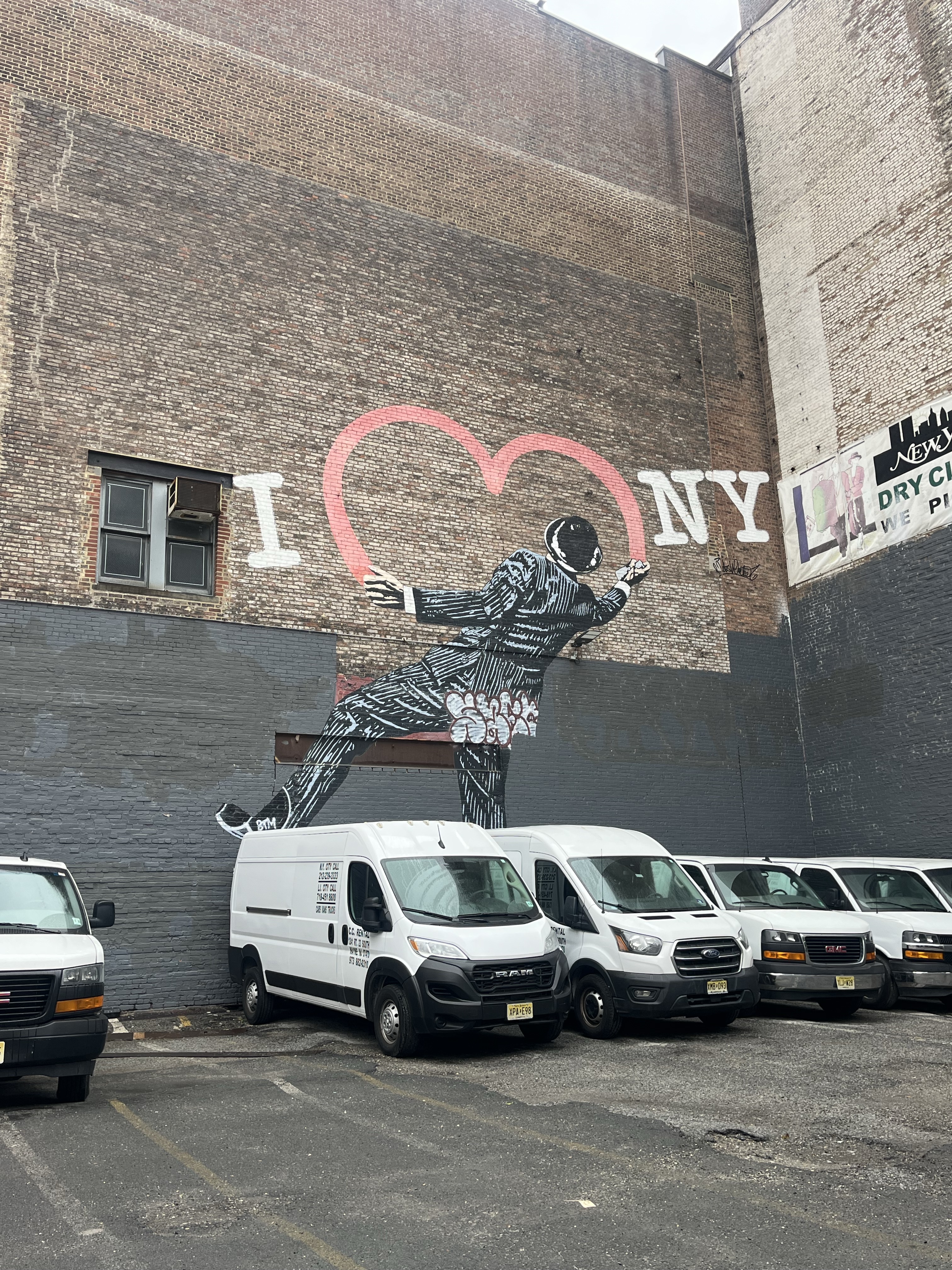 mural in New York by artist Nick Walker.