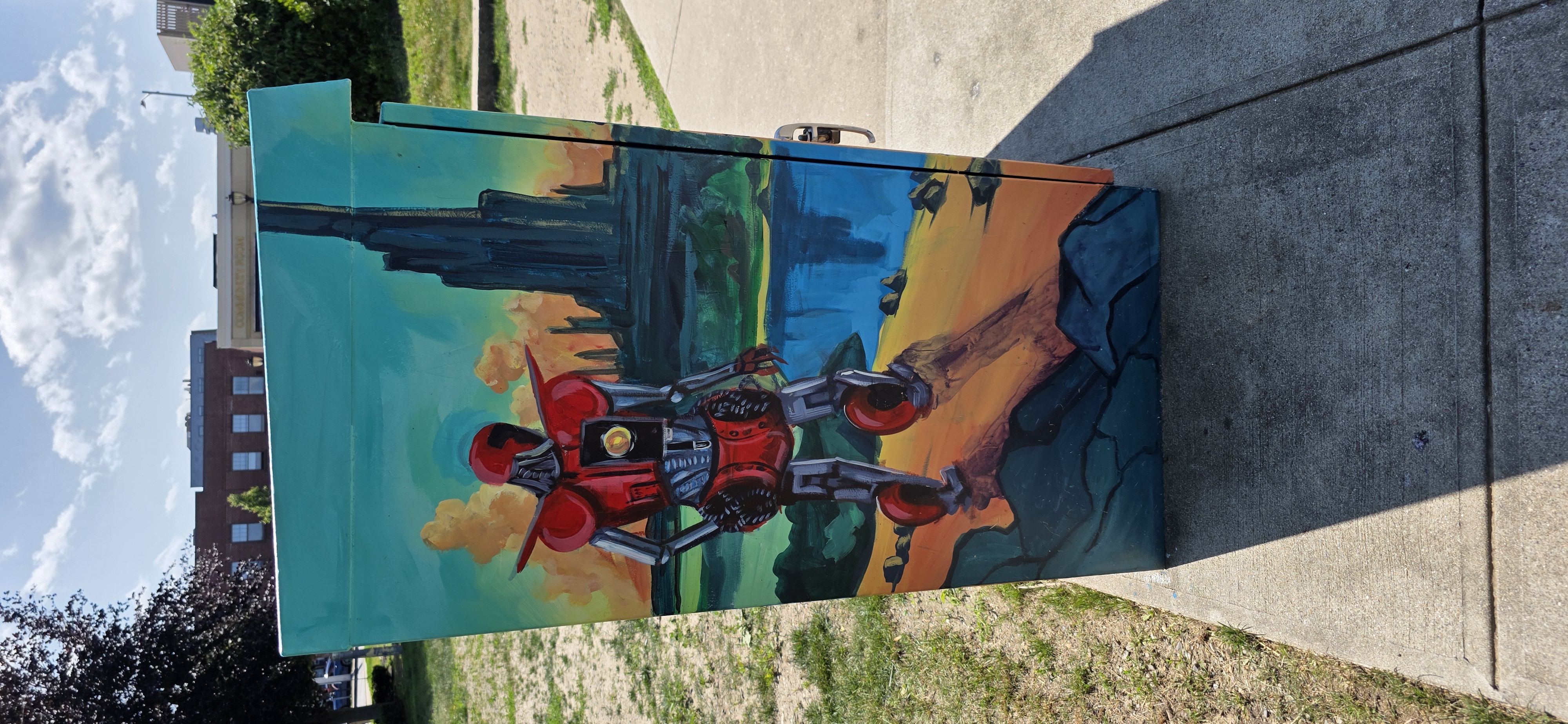 mural in Salem by artist unknown.