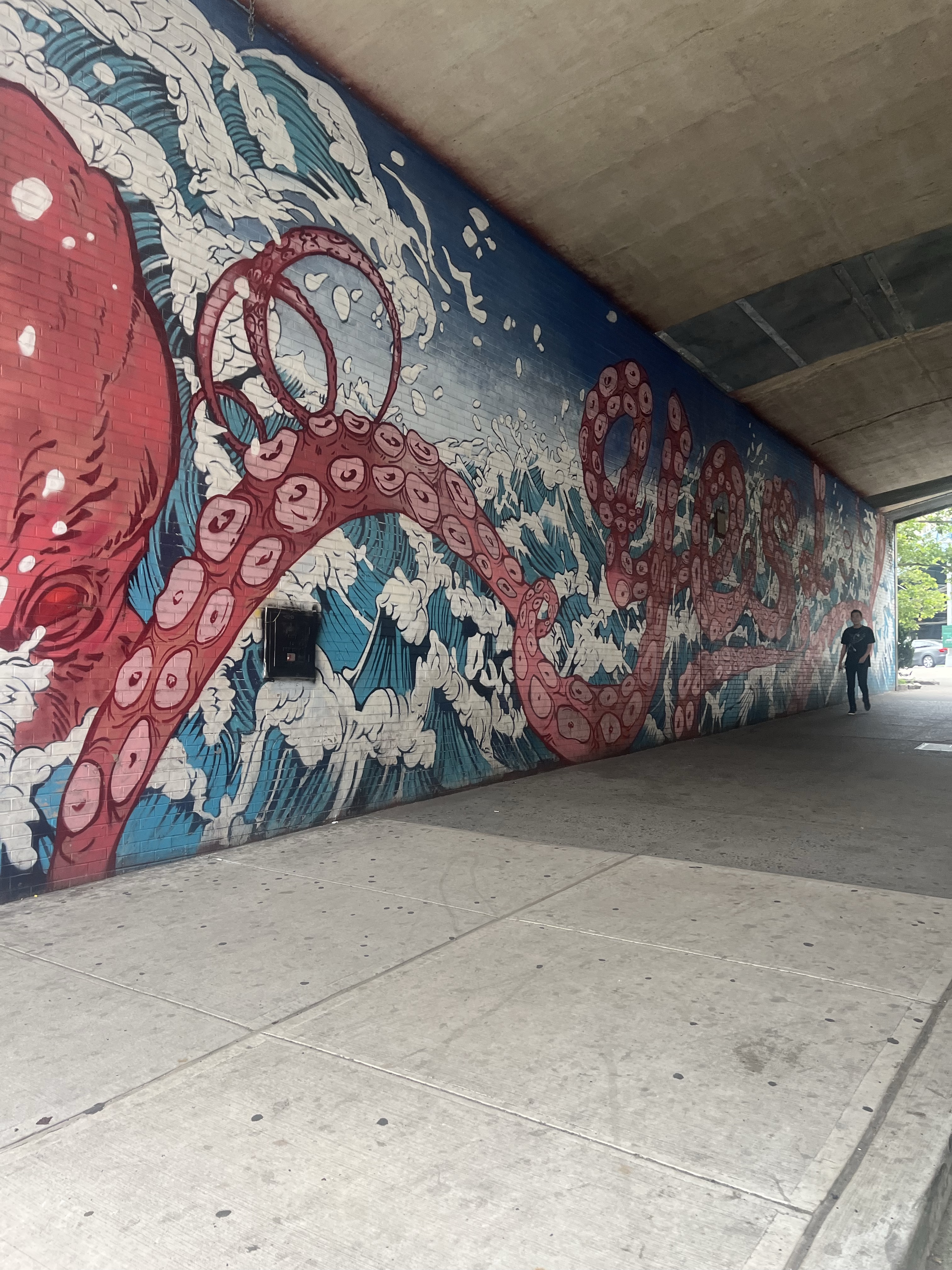 mural in Brooklyn by artist unknown.