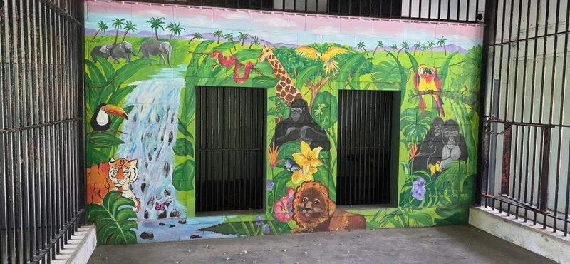 mural in Hudson by artist unknown.