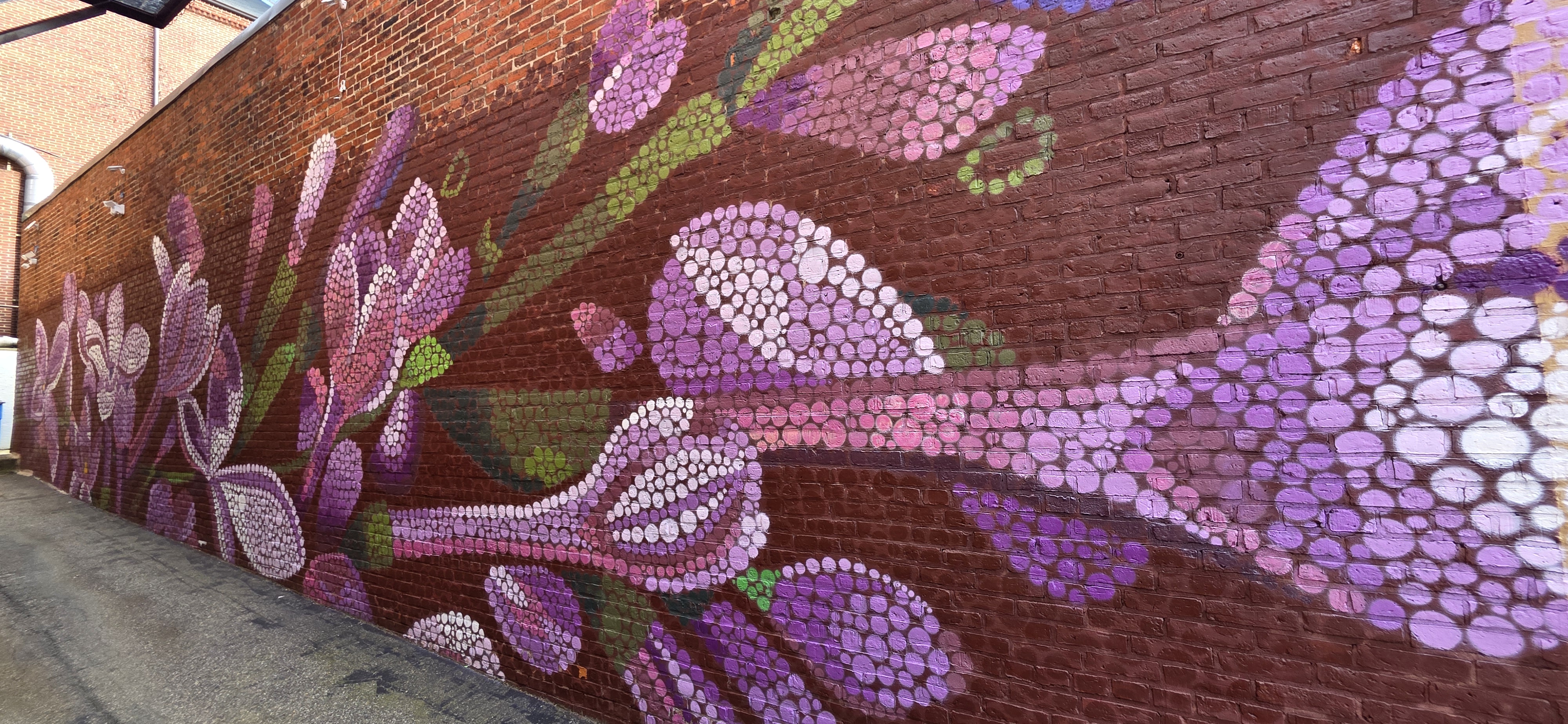 mural in Portsmouth by artist Marisa Kang.