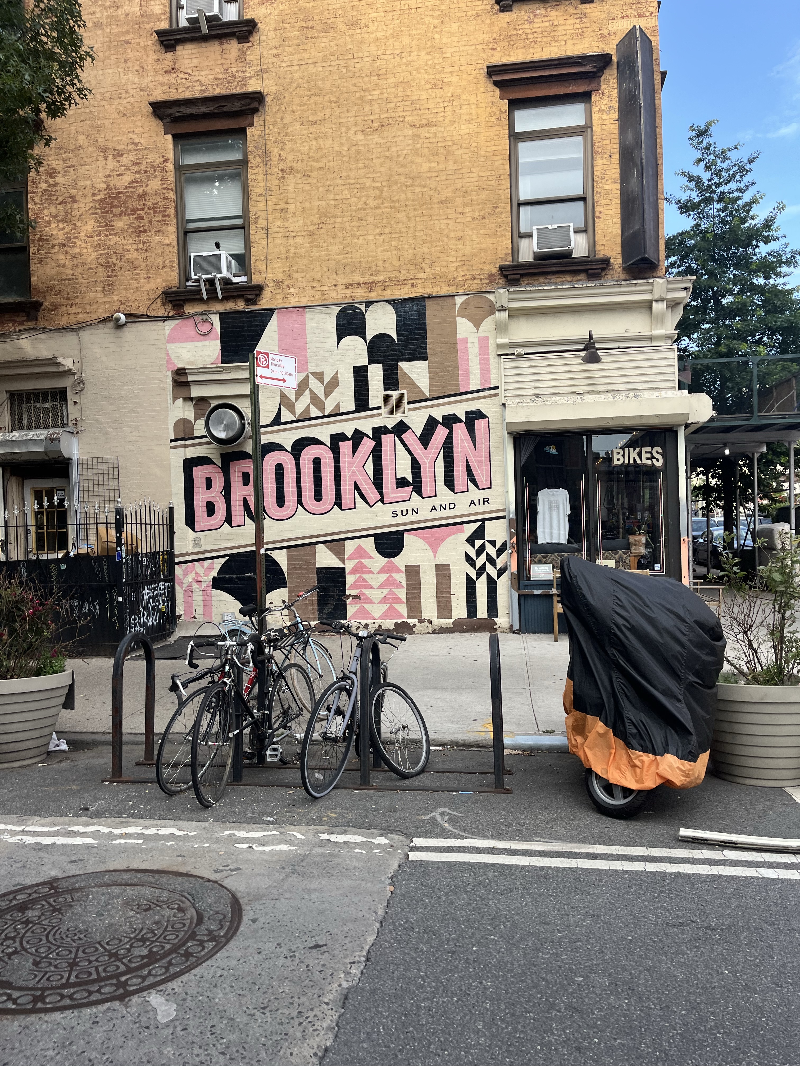mural in Brooklyn by artist unknown.